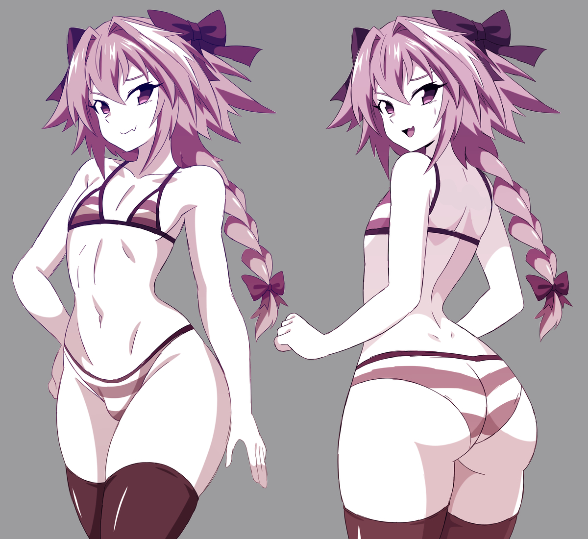 This is a pixiv picture whose title is astolfo 3 (work in progress).