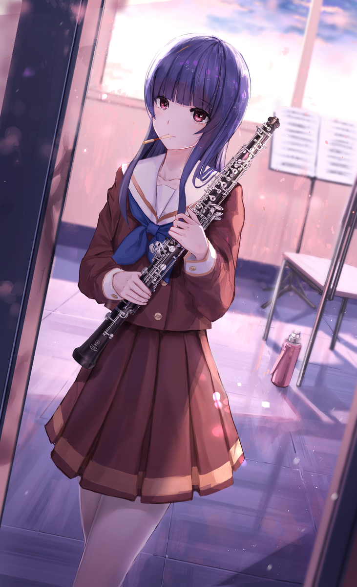 This is a pixiv picture whose title is Mizore.