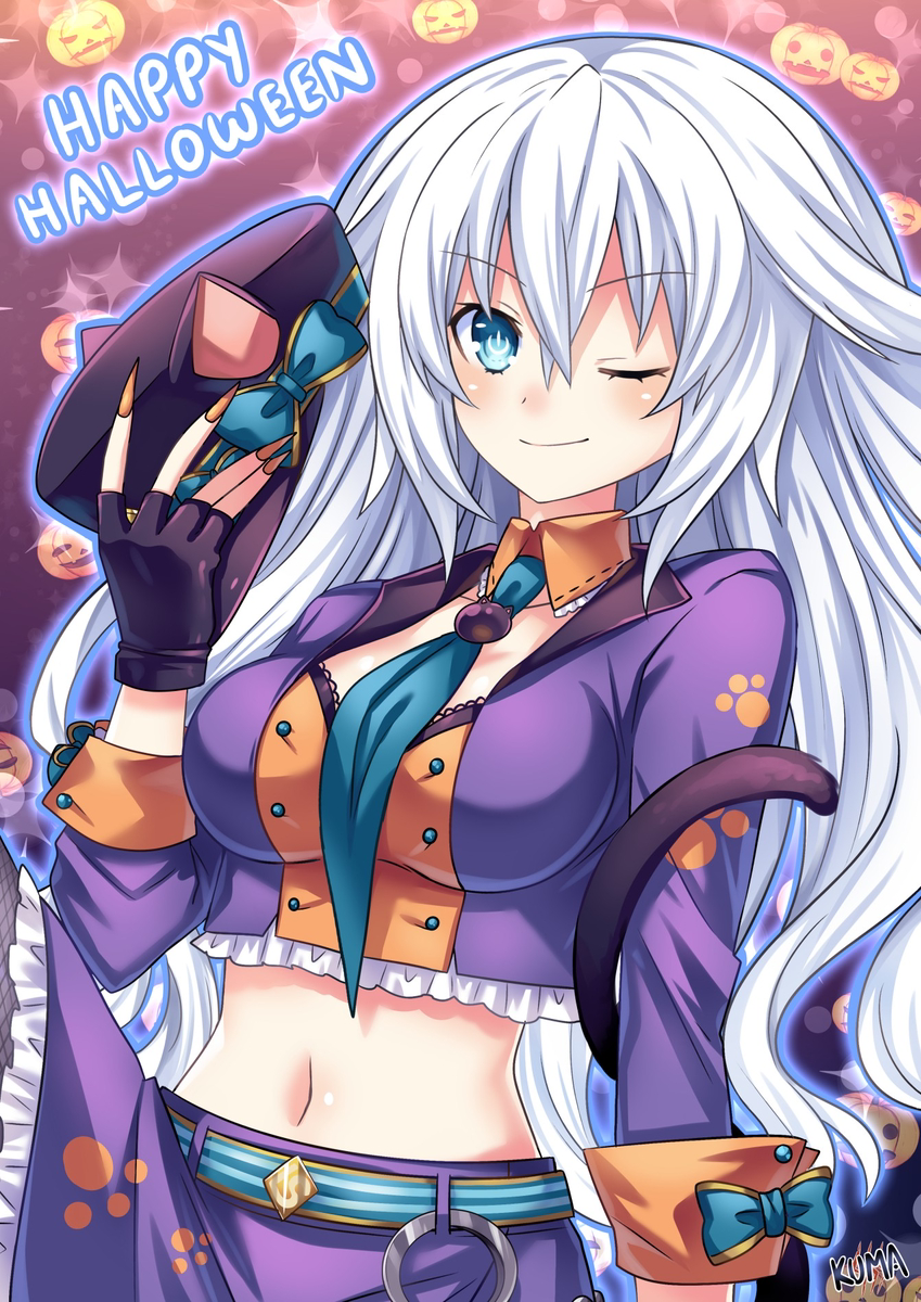 This is a pixiv picture whose title is Halloween.