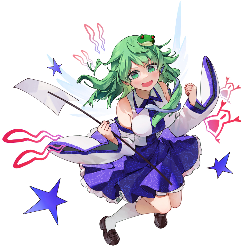 This is a pixiv picture whose title is 東風谷早苗 ハクフロSS.