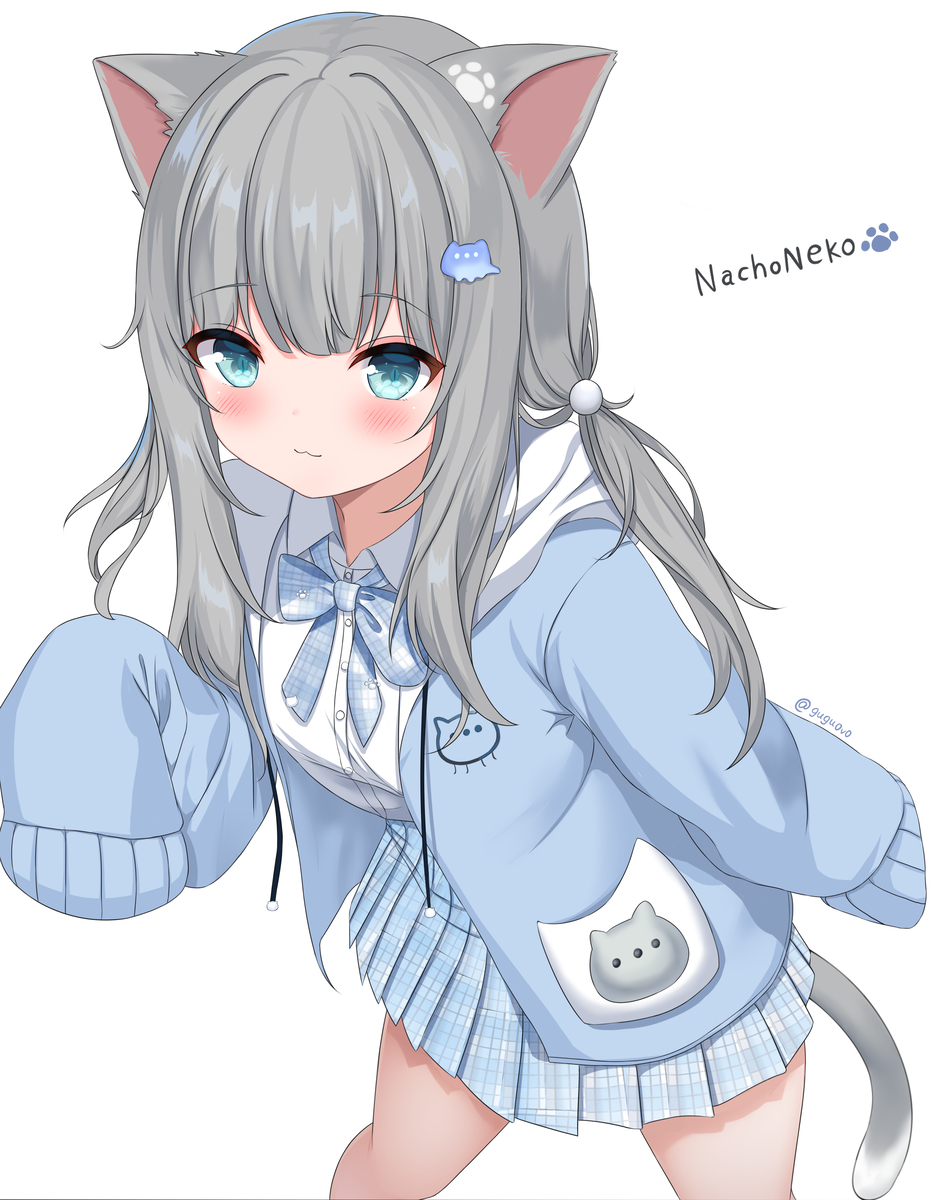 This is a pixiv picture whose title is なちょ猫.