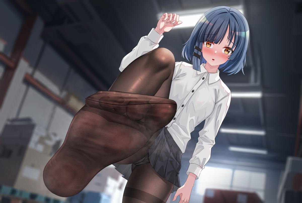 This is a pixiv picture whose title is リョウ様、もっと踏付けてくださ～い♡♡♡.
