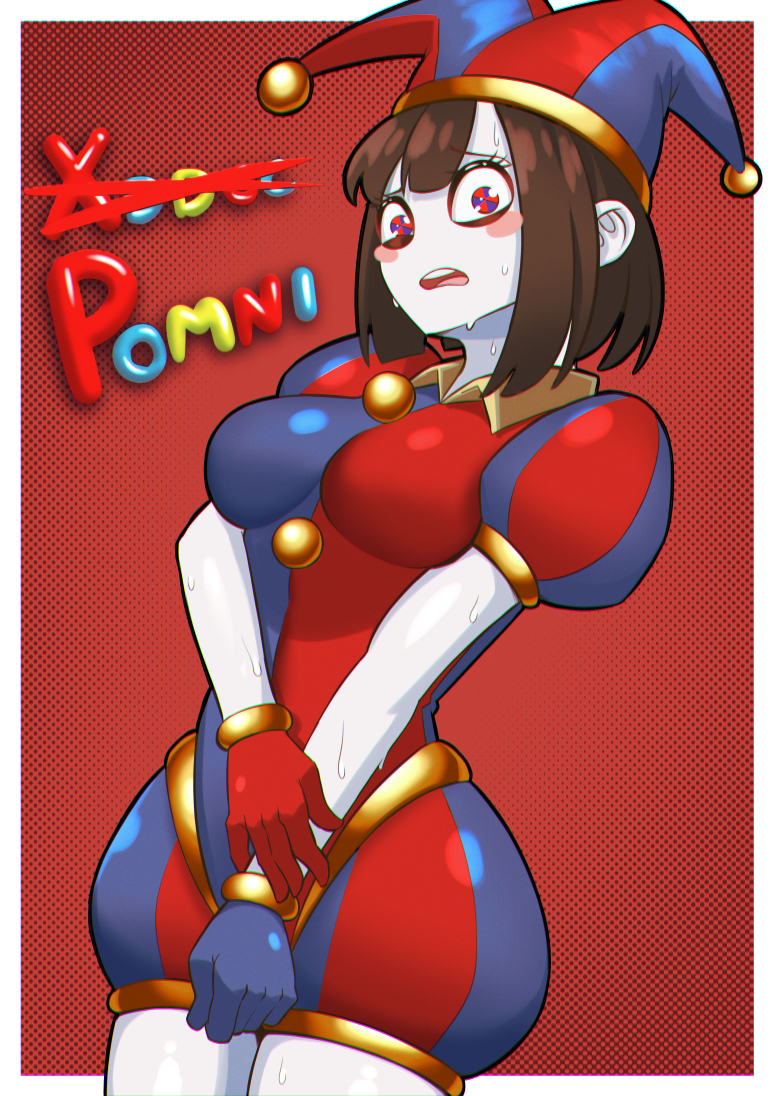 This is a pixiv picture whose title is Pomni.