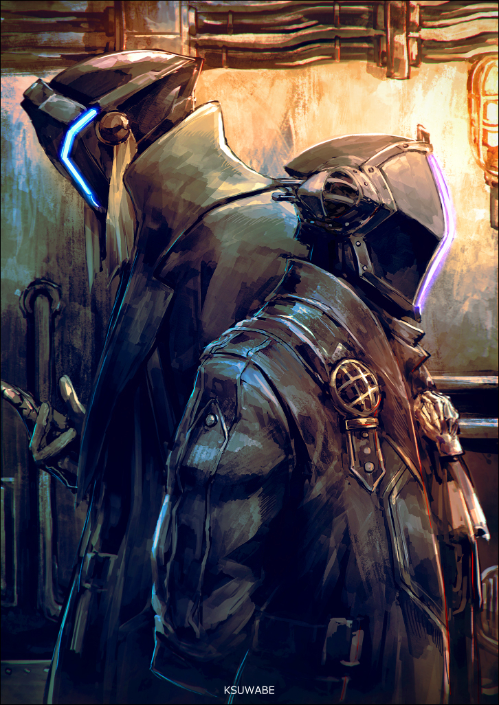 This is a pixiv picture whose title is ボンドルド＆グェイラ.