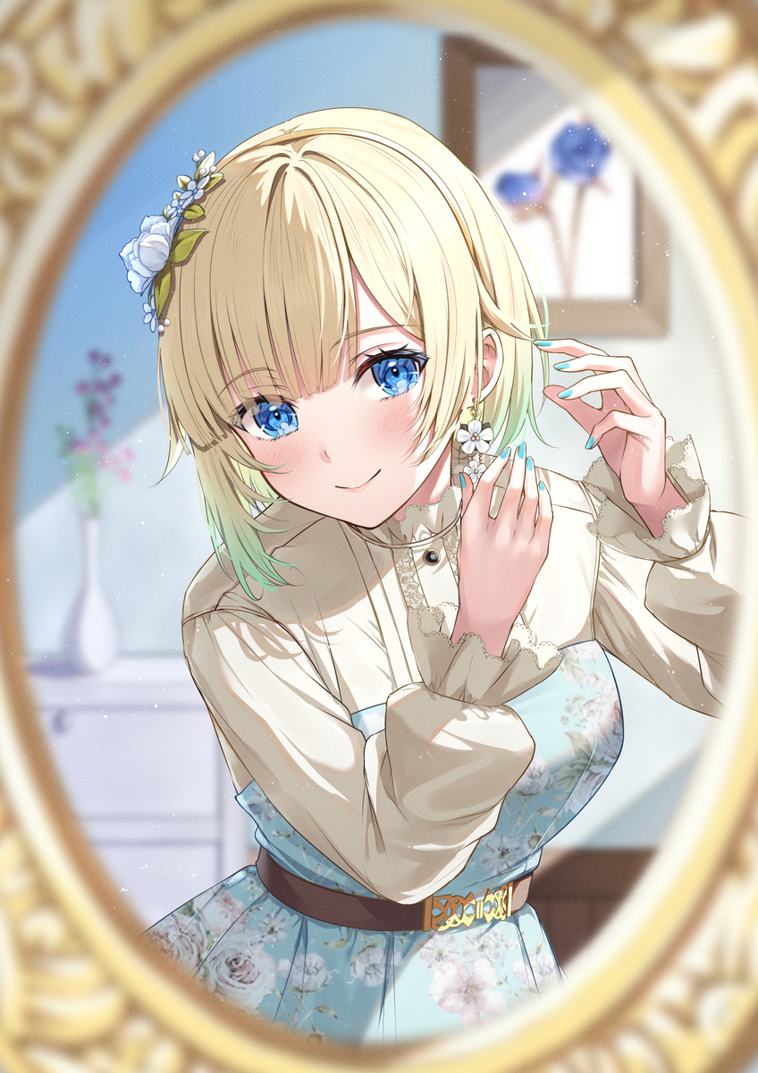 This is a pixiv picture whose title is 新衣装エマちゃん.
