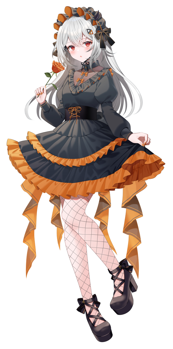 This is a pixiv picture whose title is 巫てんり/ハロウィンイラスト.