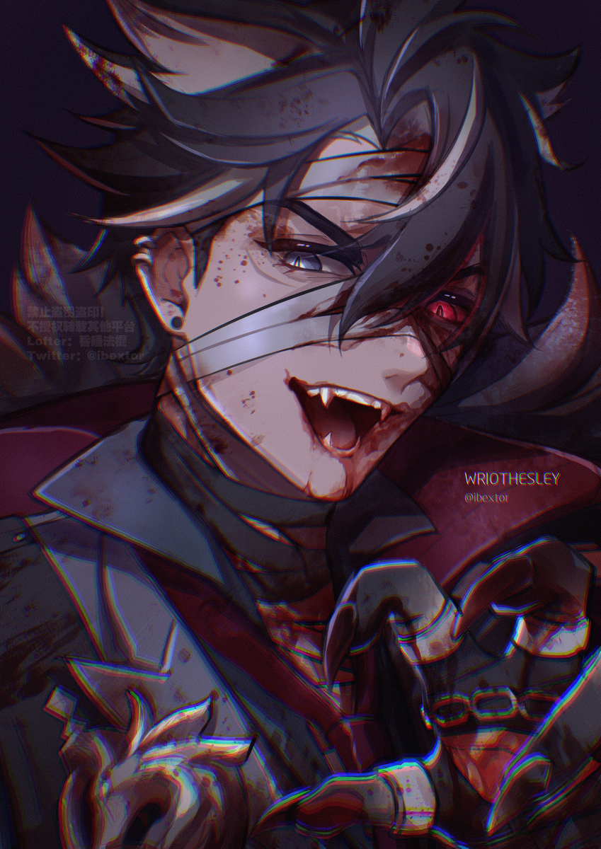 This is a pixiv picture whose title is 🐺🎃.