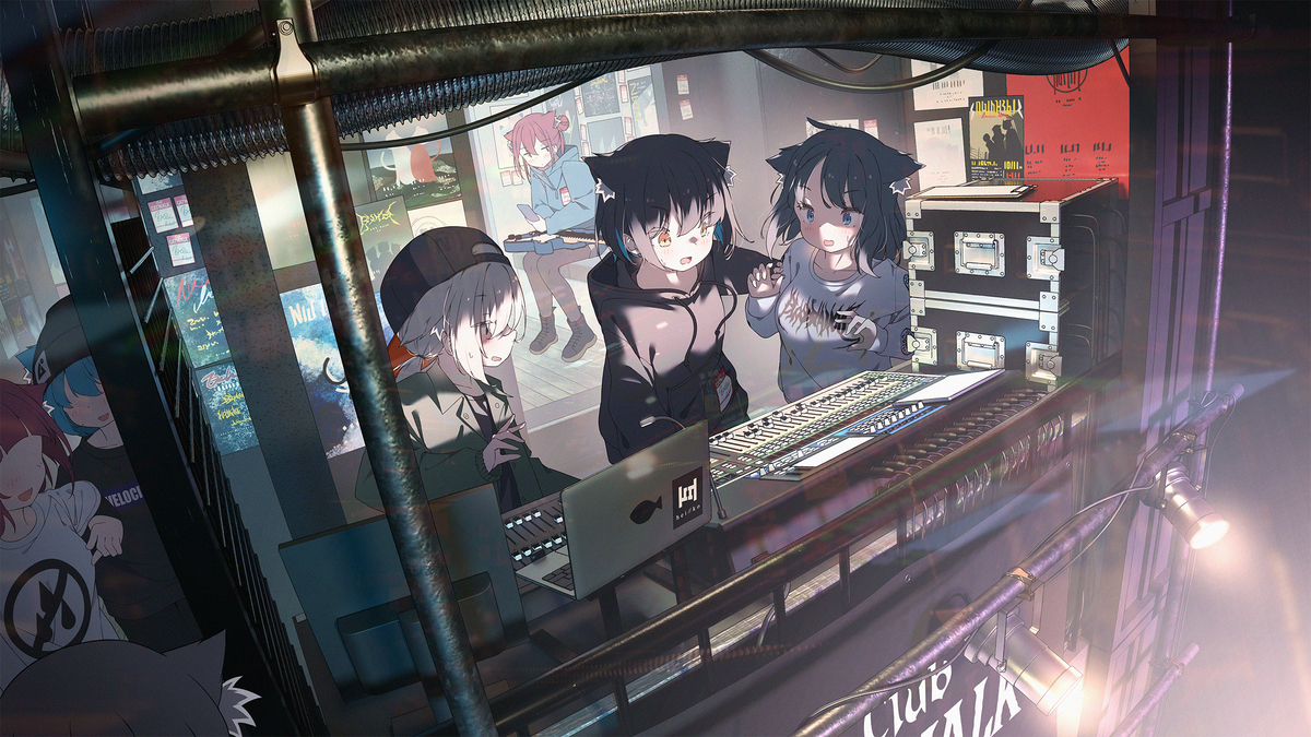 This is a pixiv picture whose title is 「あのバンド、こんなに凄かったっけ…？」.