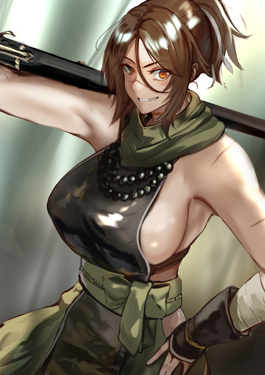This is a pixiv picture whose title is 杉谷善住坊.