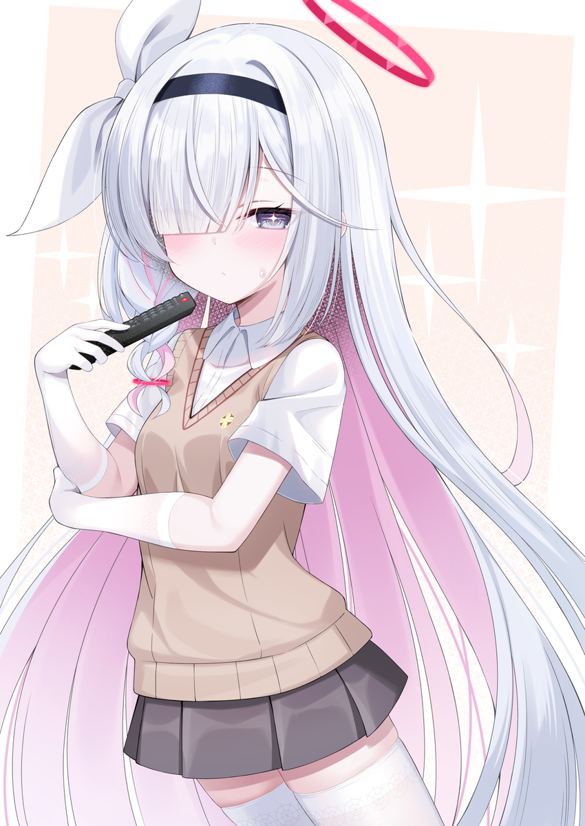 This is a pixiv picture whose title is プラナちゃんに食蜂さんコスして！ってお願いしてみた.