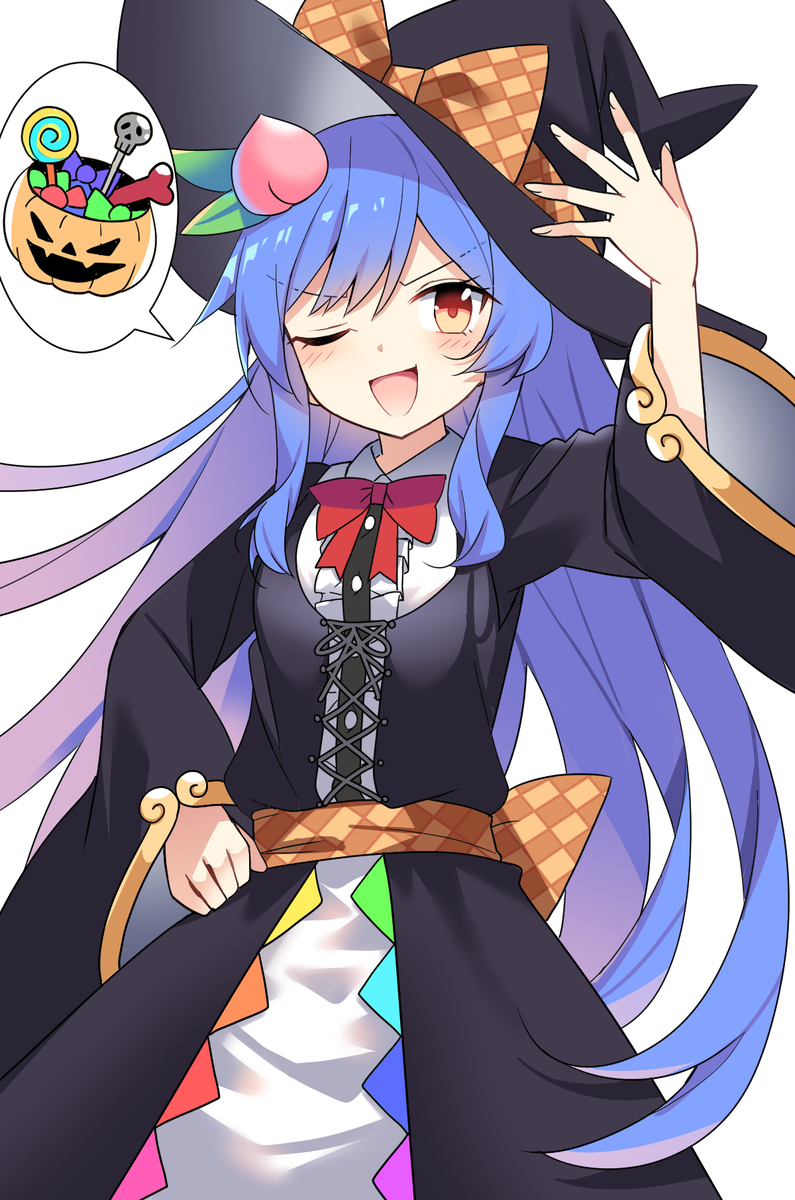 This is a pixiv picture whose title is ハロウィン天子.