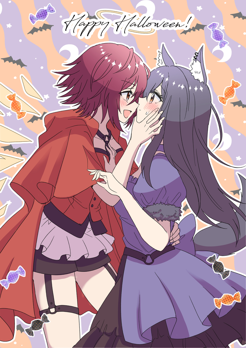 This is a pixiv picture whose title is エクテキハロウィン.