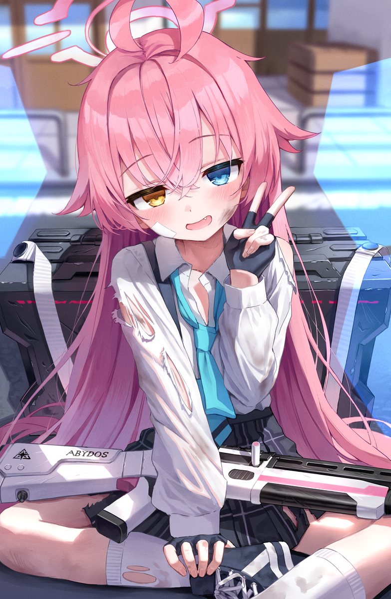 This is a pixiv picture whose title is ホシノ.