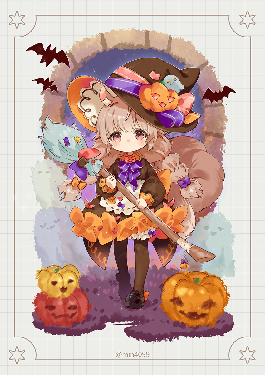 This is a pixiv picture whose title is 🎃.