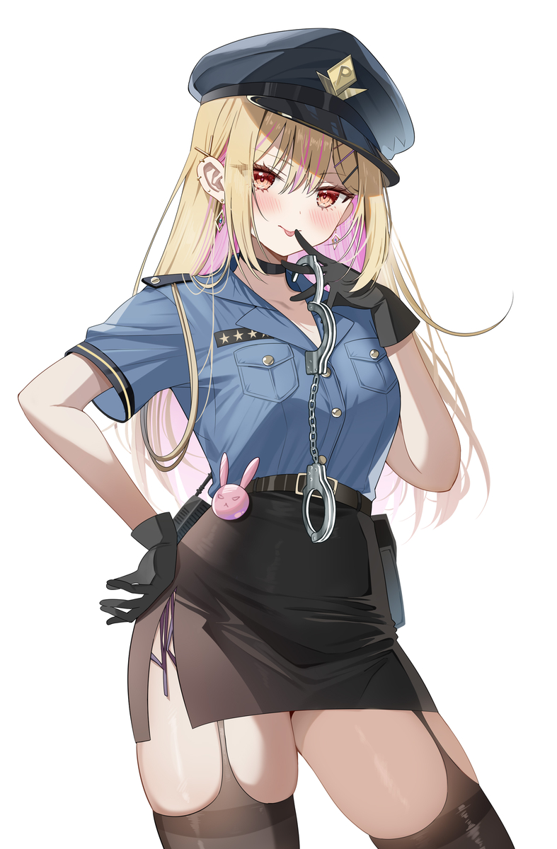 This is a pixiv picture whose title is ポリスコスのギャルちゃん.