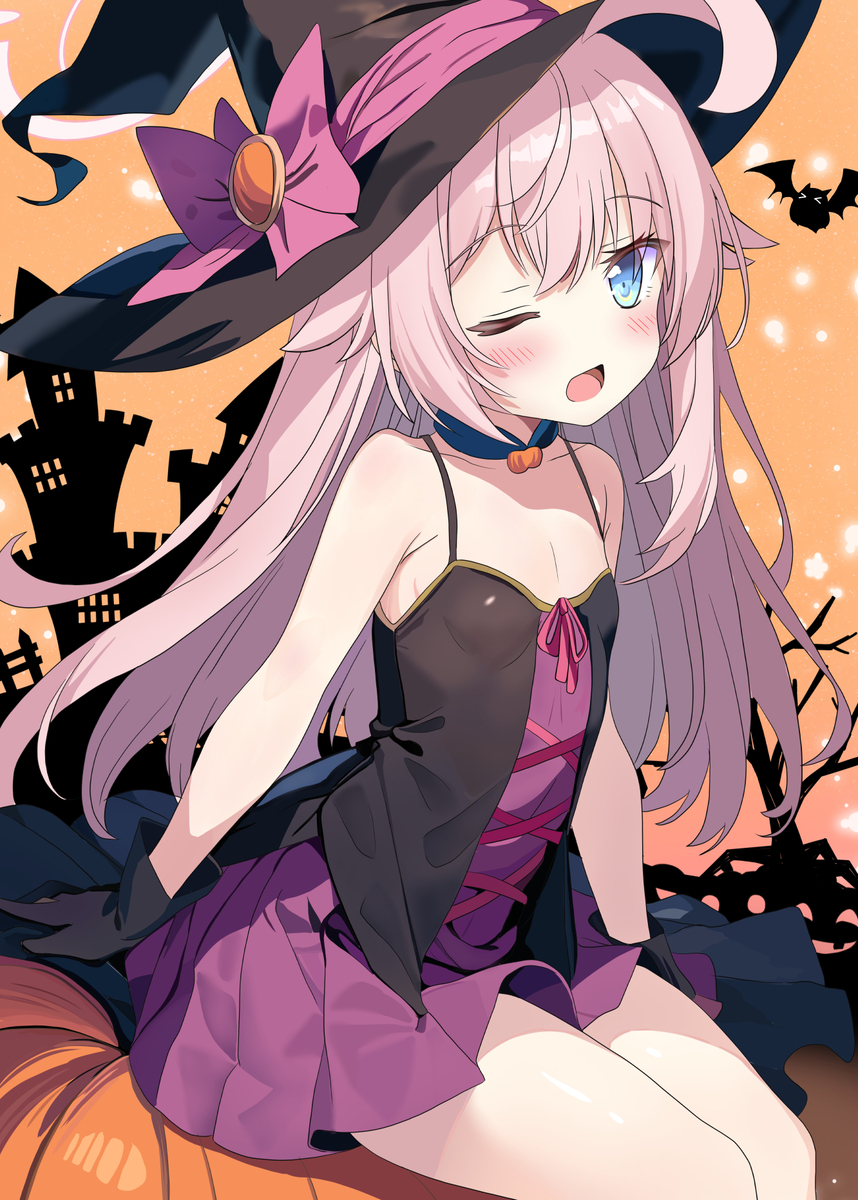 This is a pixiv picture whose title is 小鳥遊ホシノ(ハロウィン).