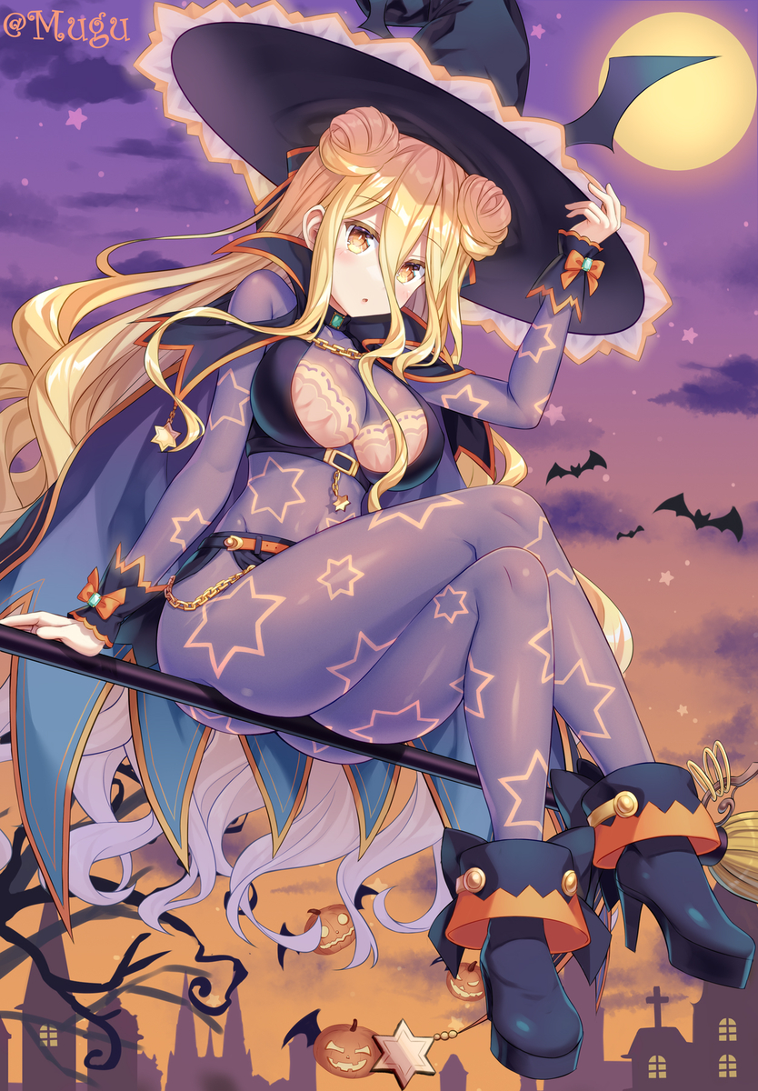 This is a pixiv picture whose title is 【Halloween】七罪姿の六喰ちゃん.