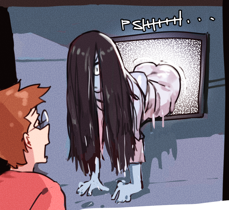 This is a pixiv picture whose title is SADAKO AND ....