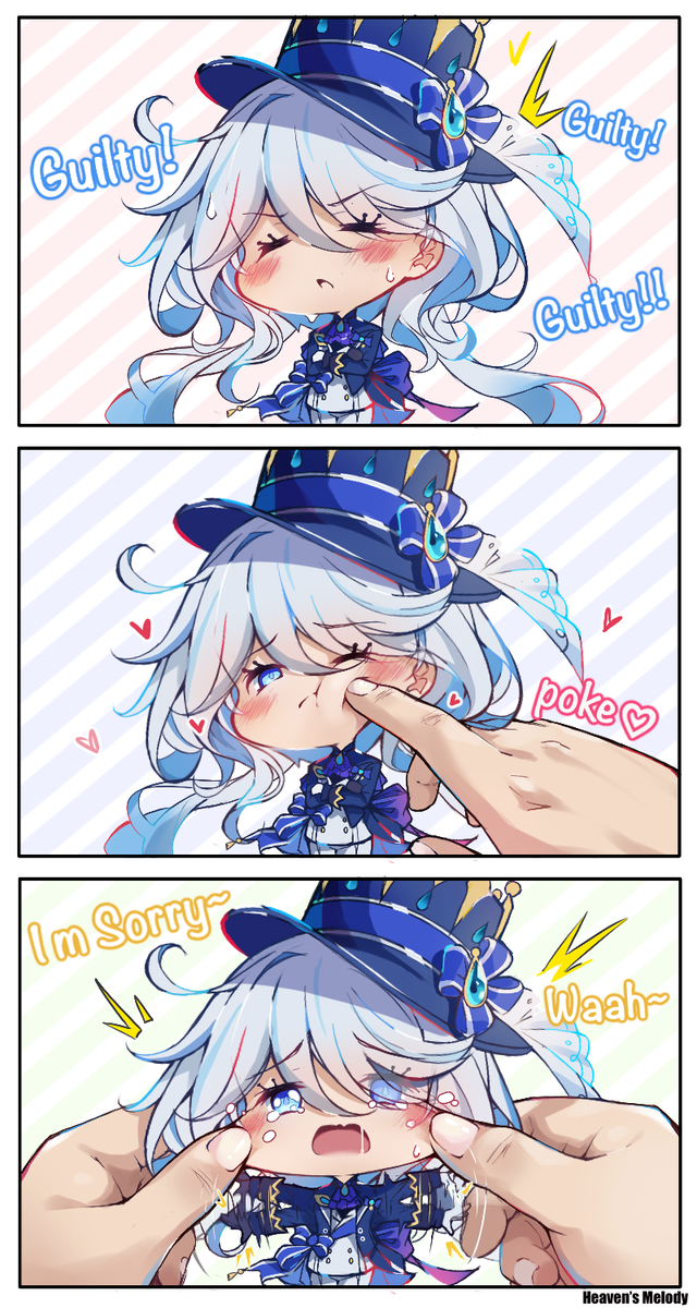 This is a pixiv picture whose title is 小芙芙Furina.