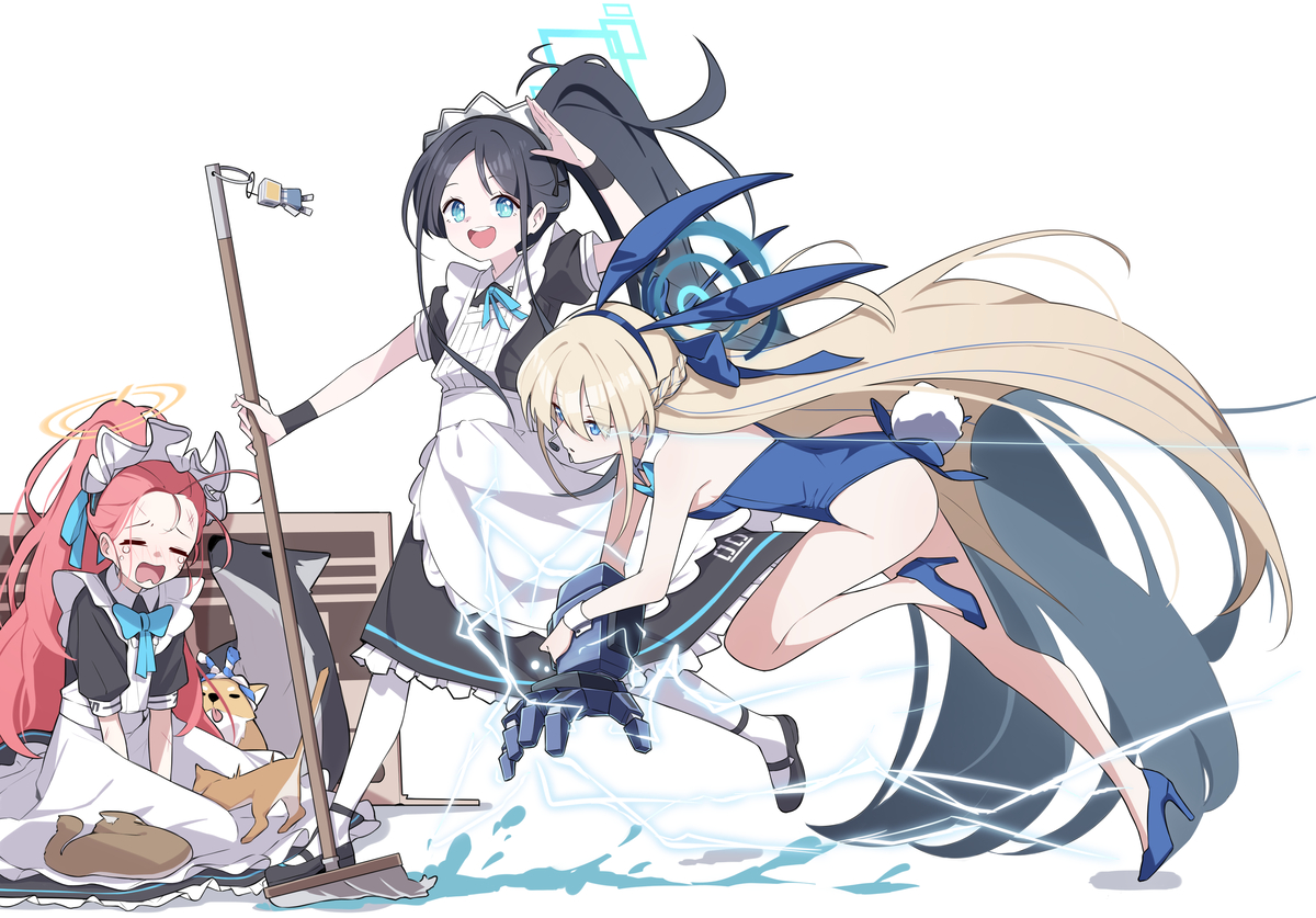 This is a pixiv picture whose title is ブルーアーカイブ.