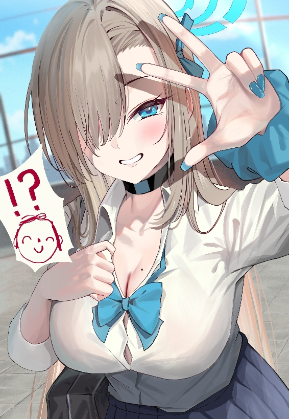 This is a pixiv picture whose title is 制服アスナ.