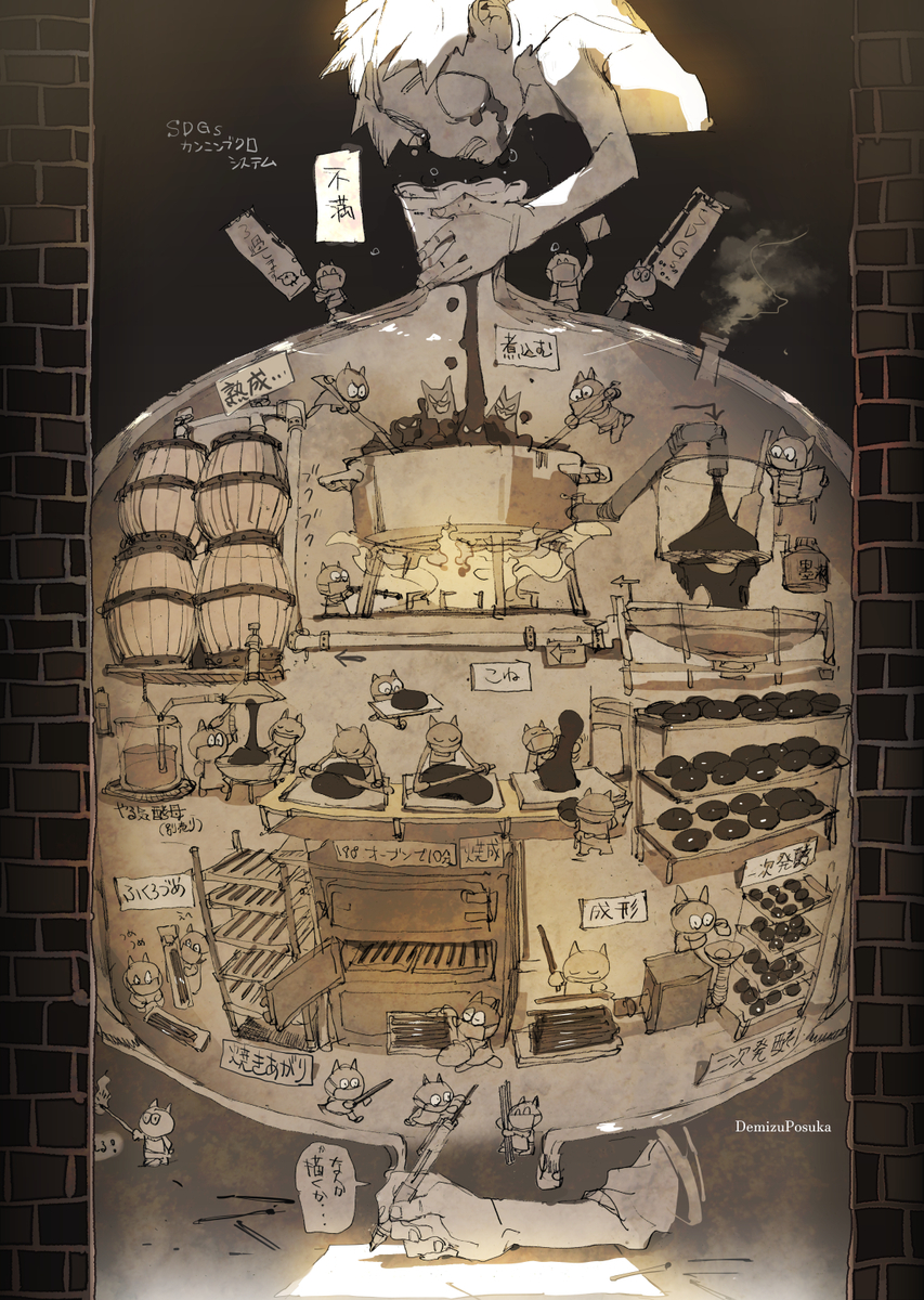 This is a pixiv picture whose title is 持続可能な堪忍袋.