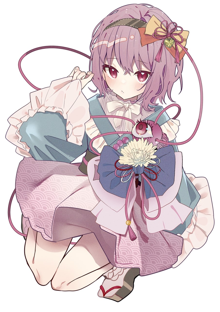 This is a pixiv picture whose title is 着物アレンジさとり.