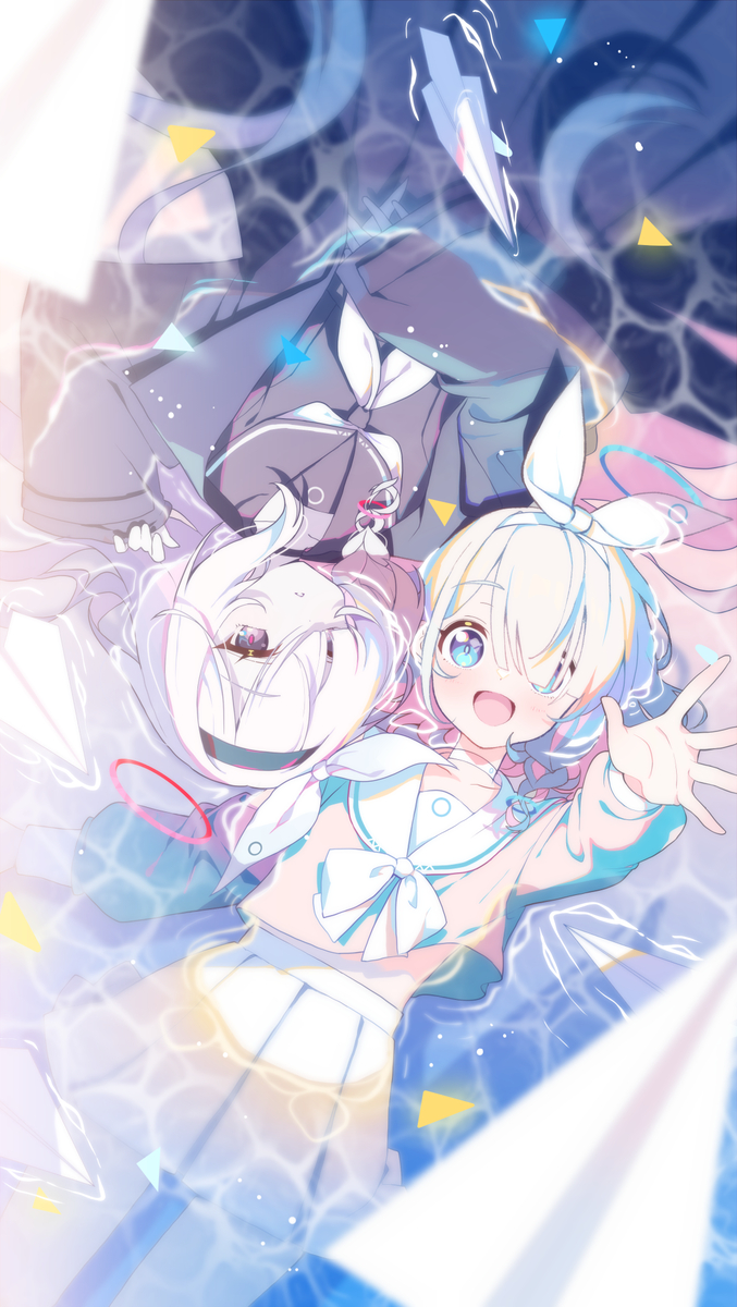 This is a pixiv picture whose title is ブルーアーカイブ.