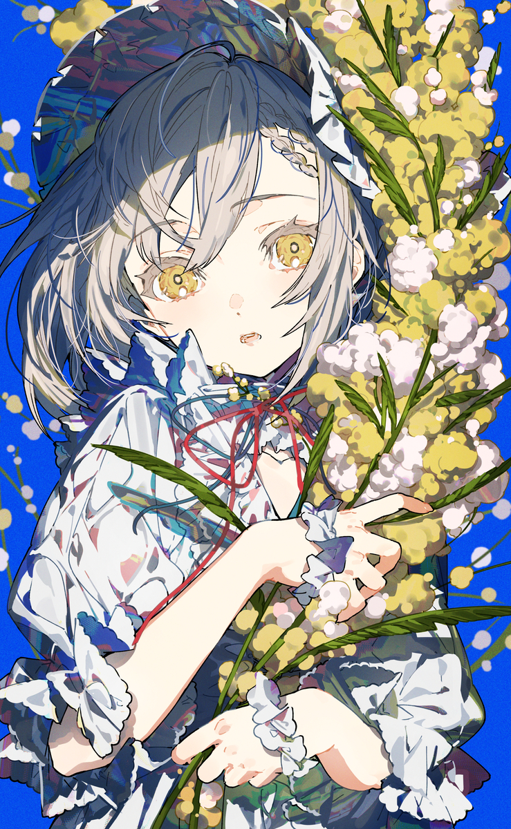 This is a pixiv picture whose title is YELLOW FRILL.