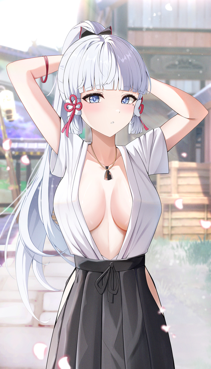 This is a pixiv picture whose title is Ayaka.