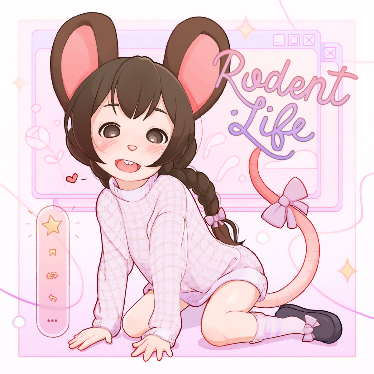This is a pixiv picture whose title is [C] Rodent Dot Life.