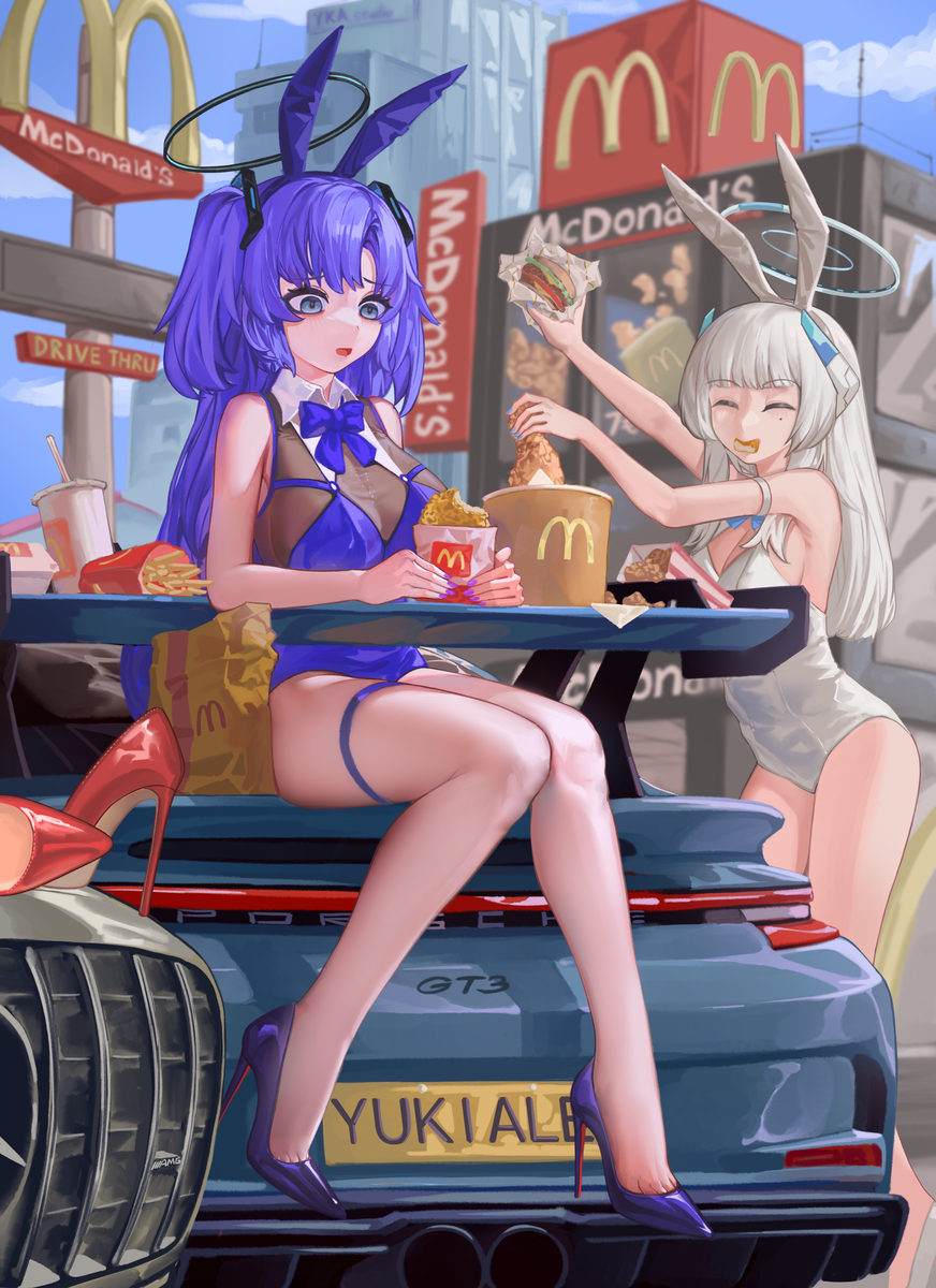 This is a pixiv picture whose title is McDonalds time.