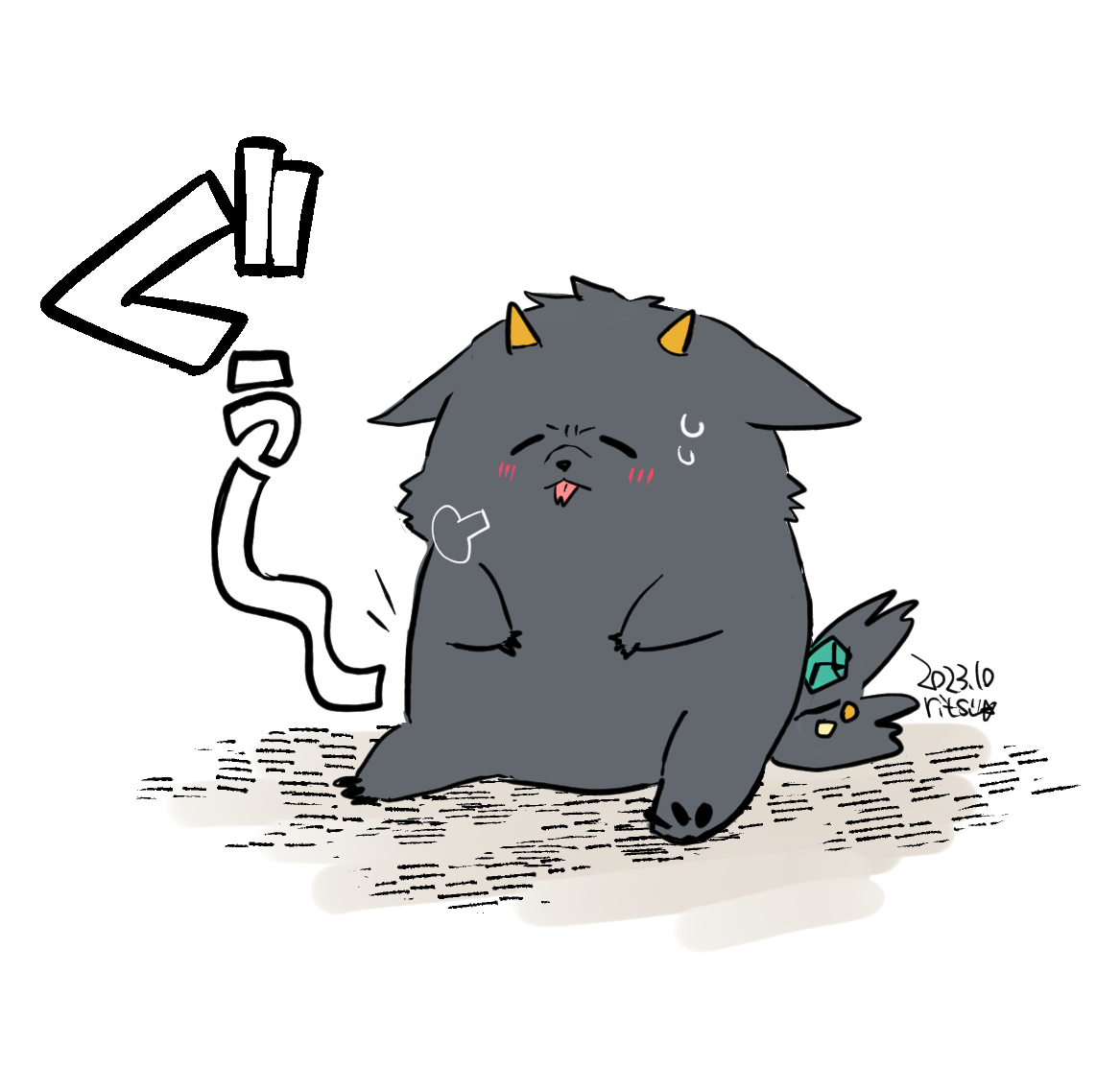 This is a pixiv picture whose title is スプちゃん☆🍭🐺.