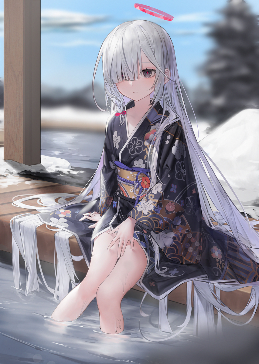 This is a pixiv picture whose title is BlueArchive.