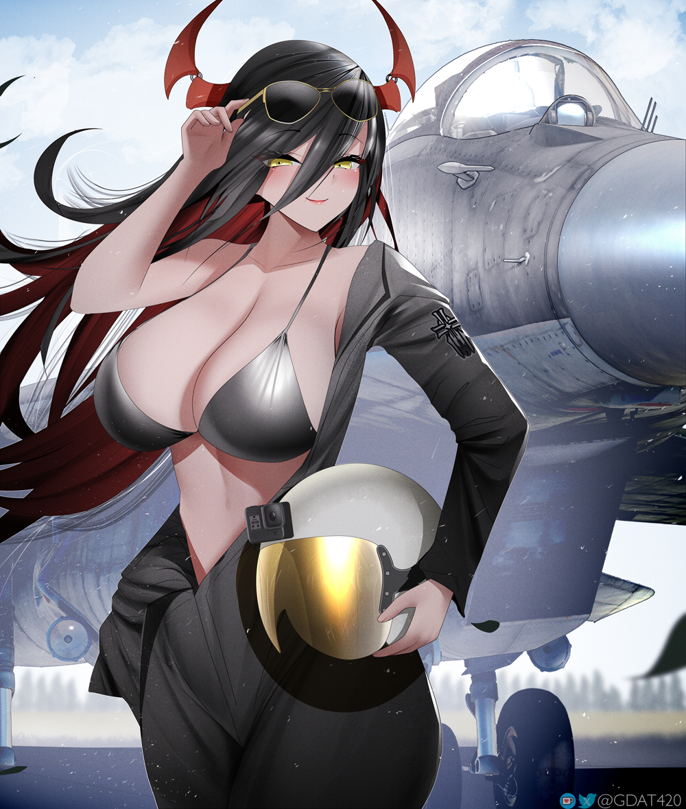 This is a pixiv picture whose title is FDG Fighter Pilot.