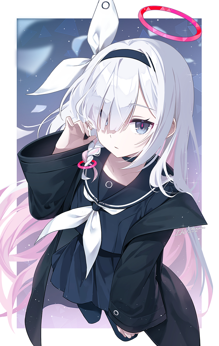 This is a pixiv picture whose title is ブルーアーカイブ_A.R.O.N.A(プラナ).