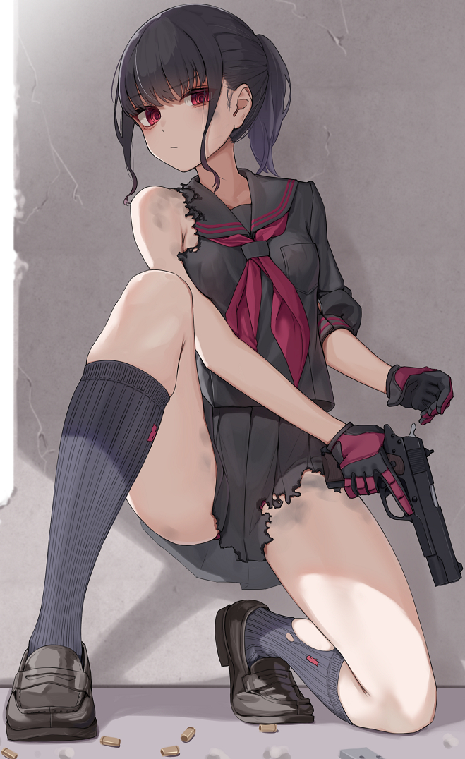 This is a pixiv picture whose title is なにみてんだよ.