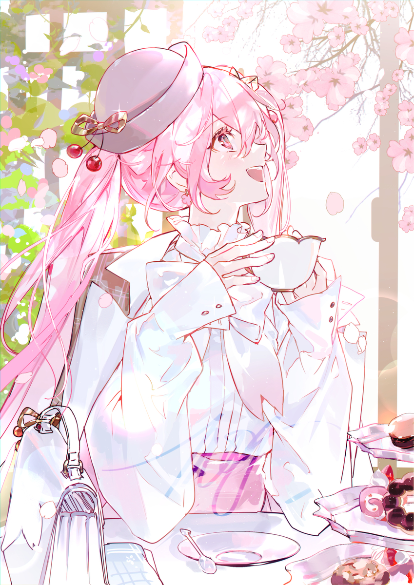 This is a pixiv picture whose title is Sakura Miku.