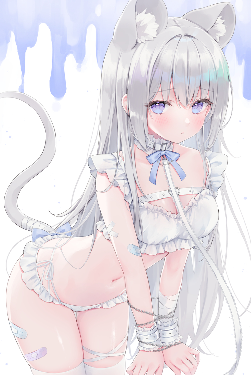 This is a pixiv picture whose title is 💜🩹.