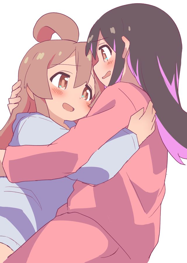 This is a pixiv picture whose title is 緒山兄妹.
