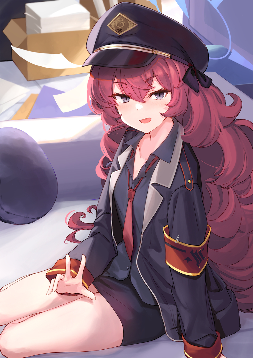 This is a pixiv picture whose title is 今なら膝、お貸ししますよ.