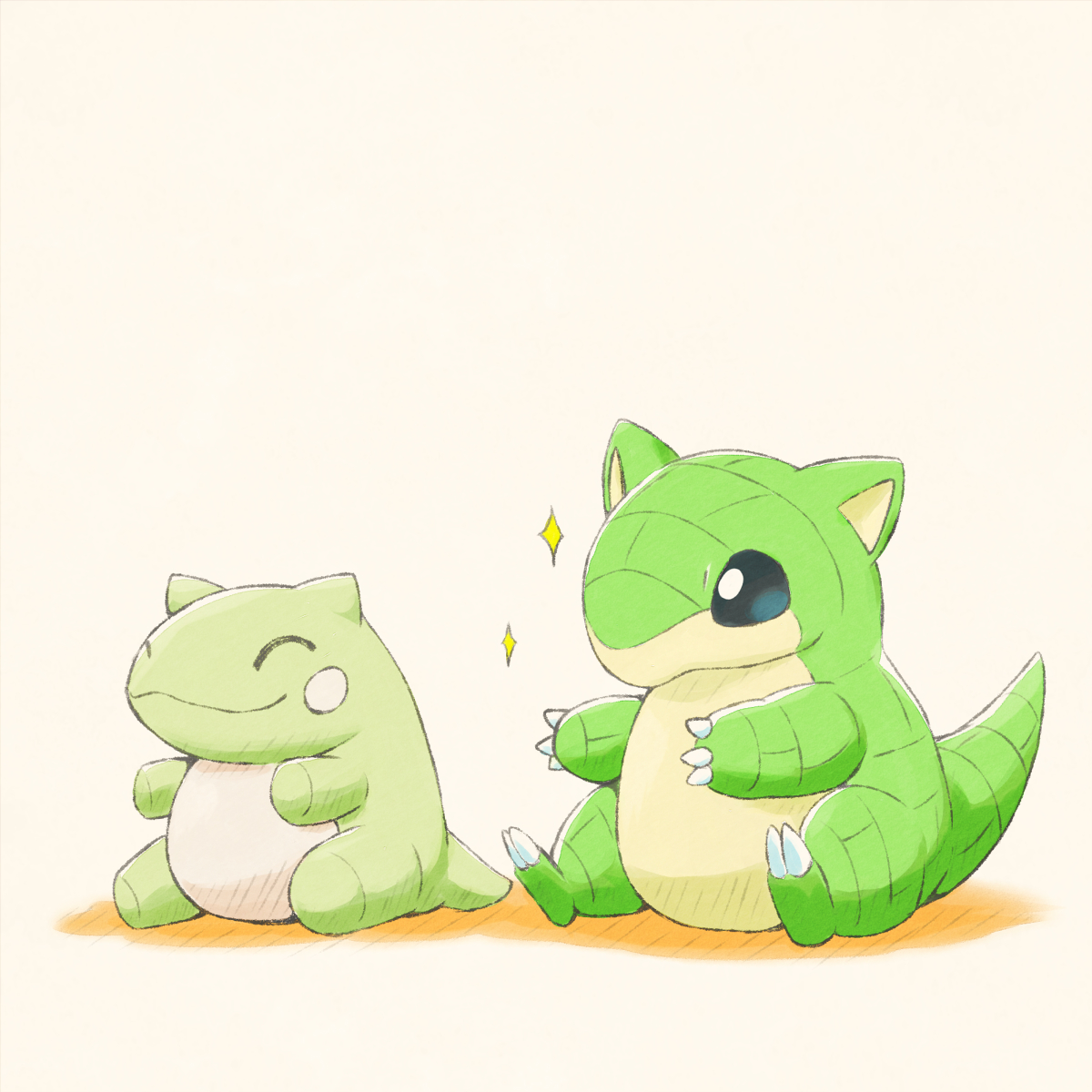 This is a pixiv picture whose title is ものまね.