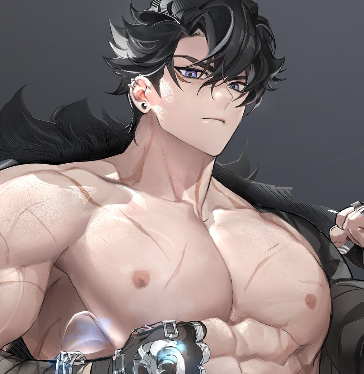 This is a pixiv picture whose title is リオセスリ🐺.