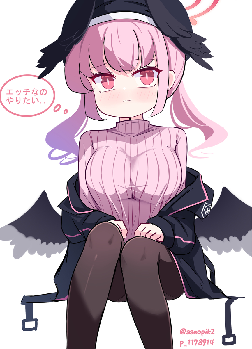 This is a pixiv picture whose title is 巨乳 コハル.