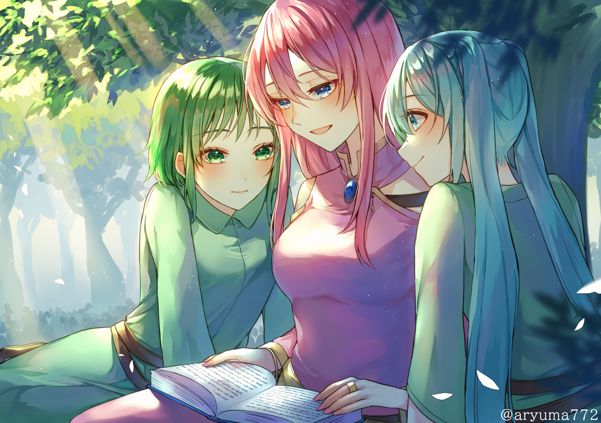 This is a pixiv picture whose title is 昼下がりの魔導師組.