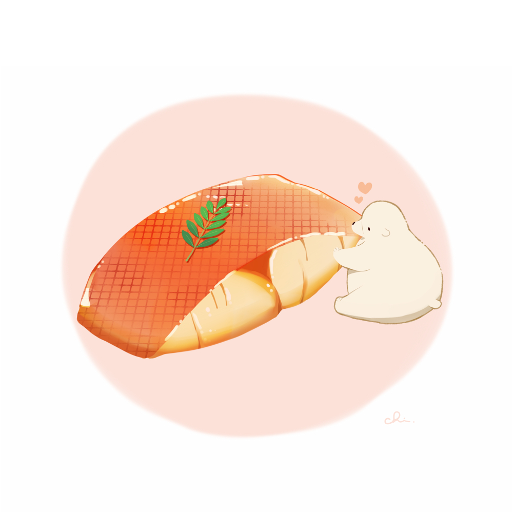 This is a pixiv picture whose title is 煮魚.