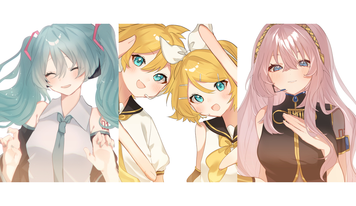 This is a pixiv picture whose title is みくりんれんるか！.