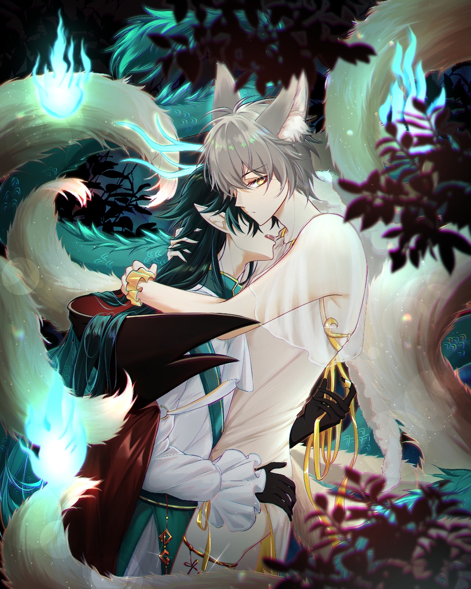 This is a pixiv picture whose title is 🍁💫.