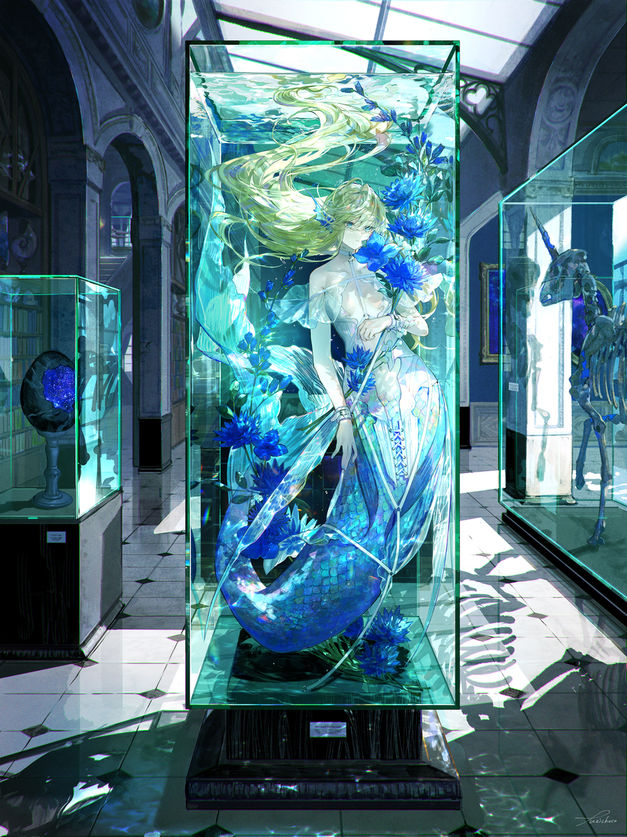This is a pixiv picture whose title is マーメイド・ハーバリウム.