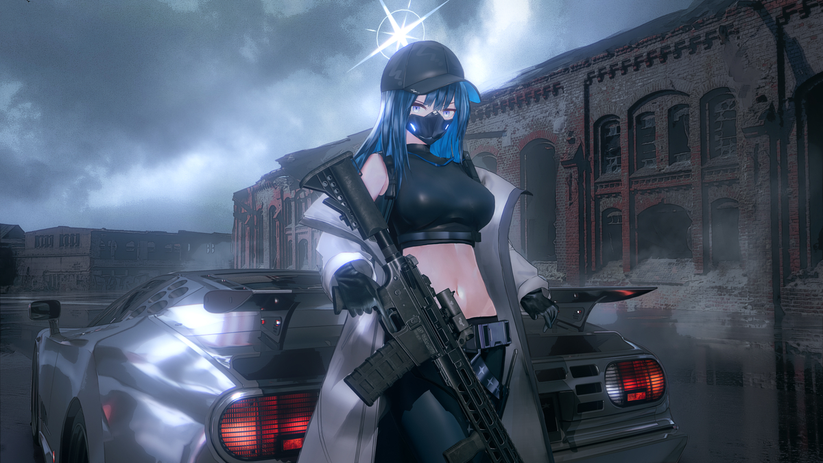 This is a pixiv picture whose title is 纱织【含2差分】.
